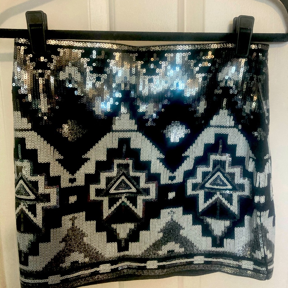 Beautiful sequin mini skirt